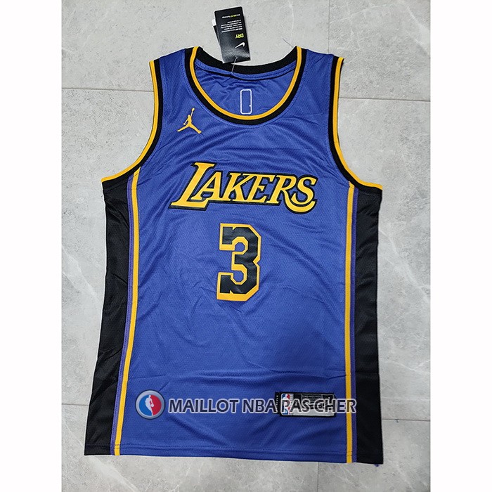 Maillot Los Angeles Lakers Anthony Davis NO 3 Statement 2022-23 Volet